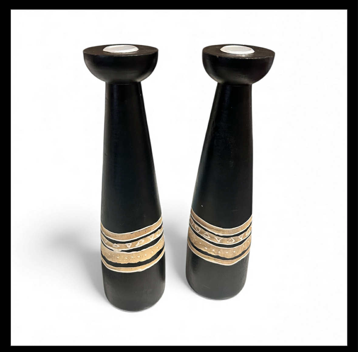 2pcs African Style Candle Holder