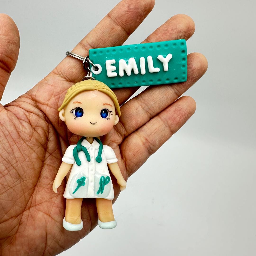 Personalized Cake Topper from photo, Keychain for Themed Birthday Party, Custom made gift for niece, goddaughter birthday gift, bag tags