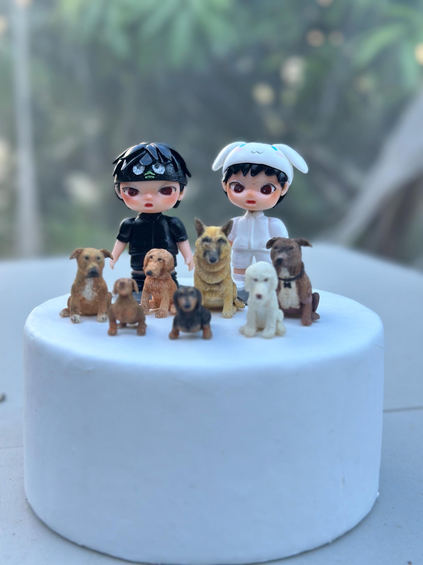 Pop Mart inspired personalized clay figurine for birthday gift, custom gift for bestfriend