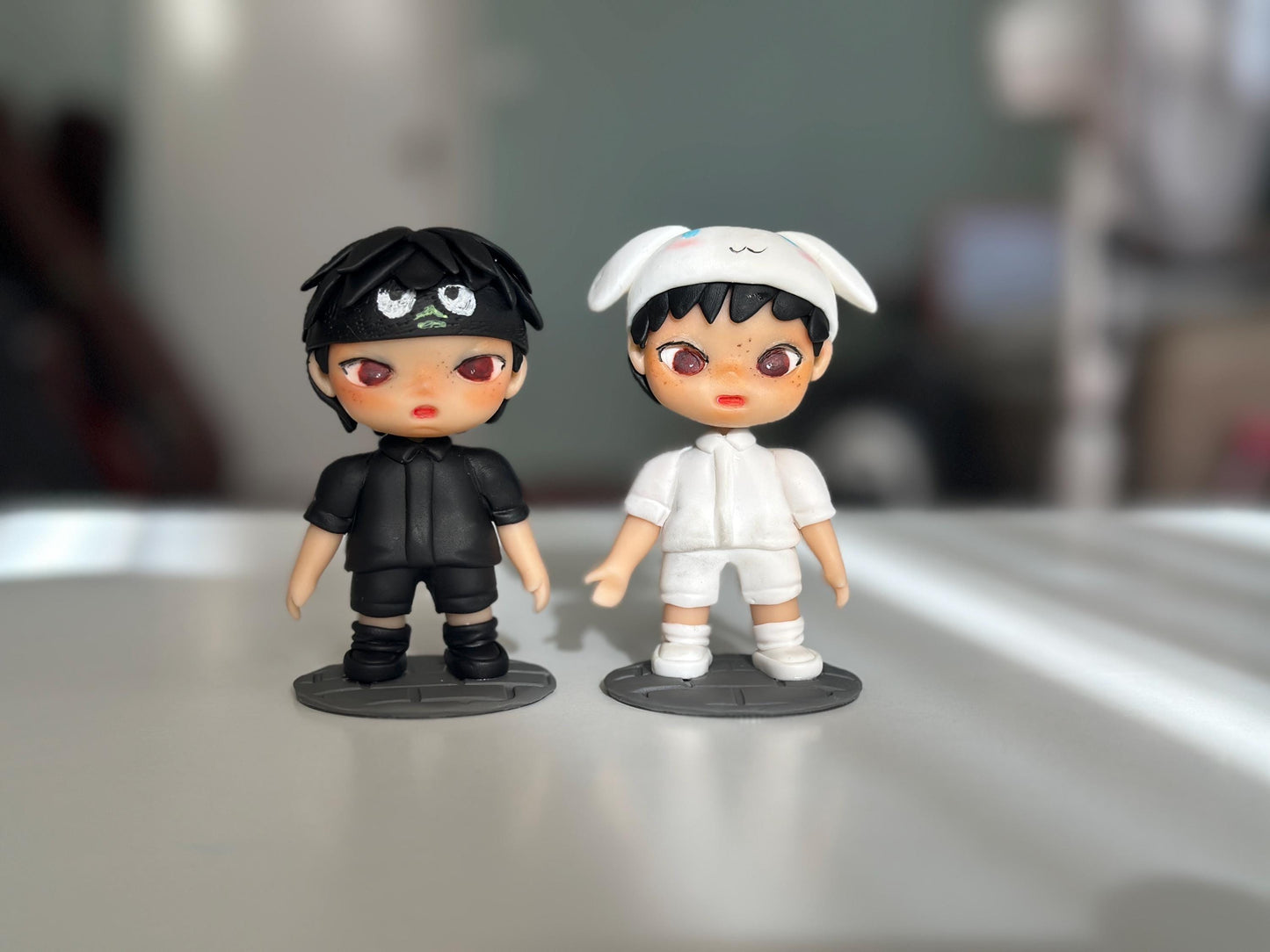 Pop Mart inspired personalized clay figurine for birthday gift, custom gift for bestfriend