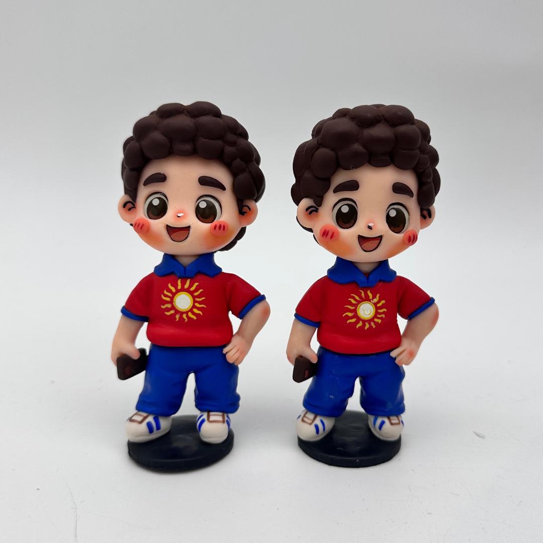 Handmade Blessed Carlo Acutis Figurine – 10cm Polymer Clay Saint Statue – Catholic Gift – Patron Saint of the Internet 2025