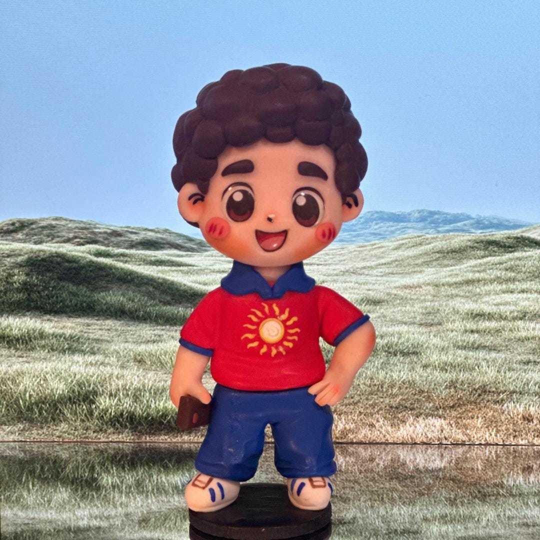Handmade Blessed Carlo Acutis Figurine – 10cm Polymer Clay Saint Statue – Catholic Gift – Patron Saint of the Internet 2025