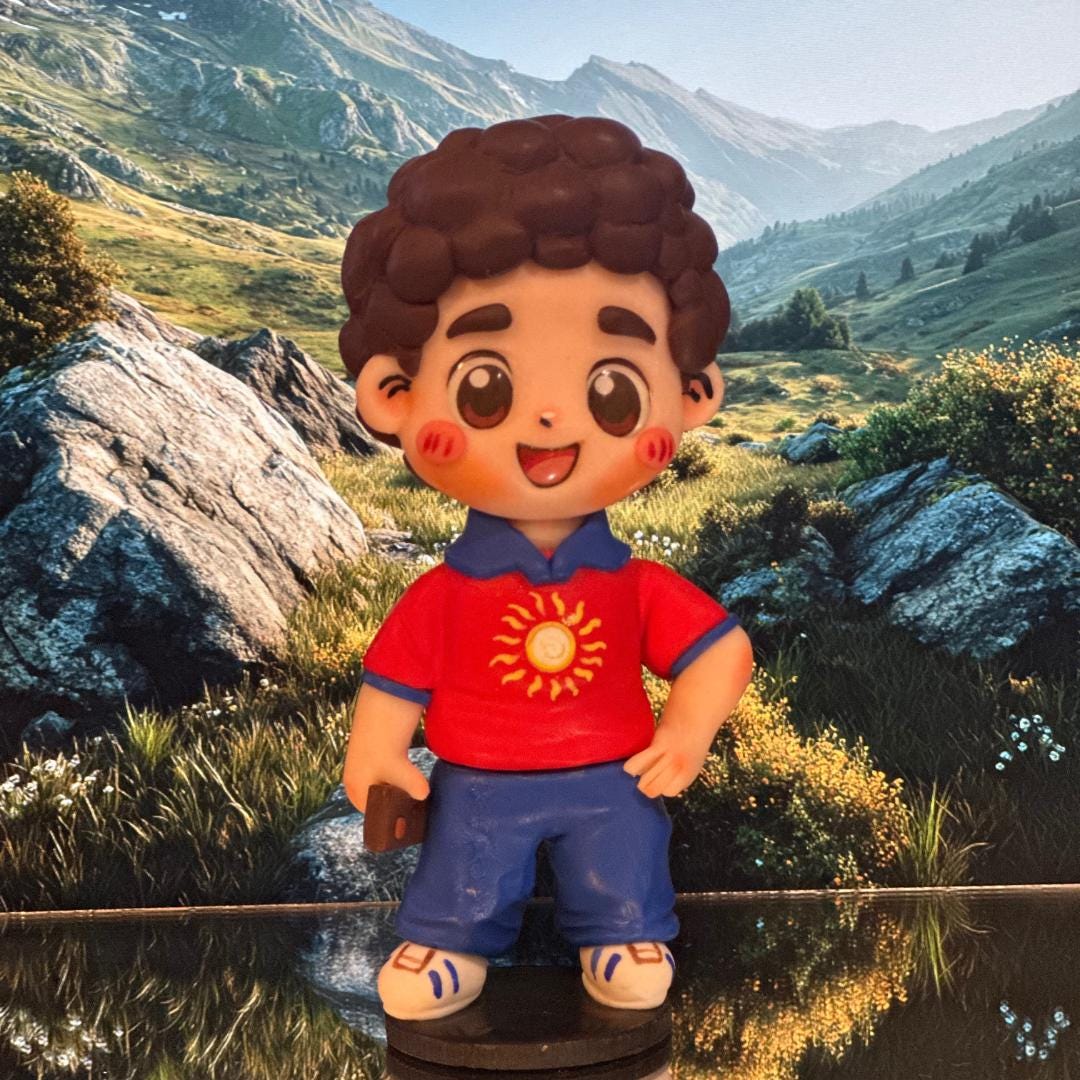 Handmade Blessed Carlo Acutis Figurine – 10cm Polymer Clay Saint Statue – Catholic Gift – Patron Saint of the Internet 2025