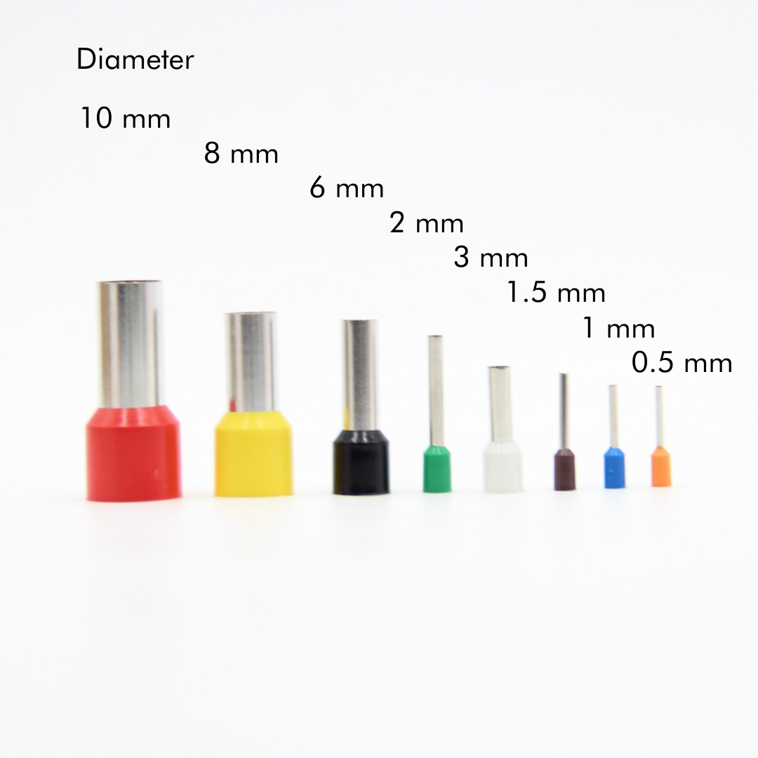 8 pcs set Hole making punch Mini hole circle metal cutters for polymer and air dry clay