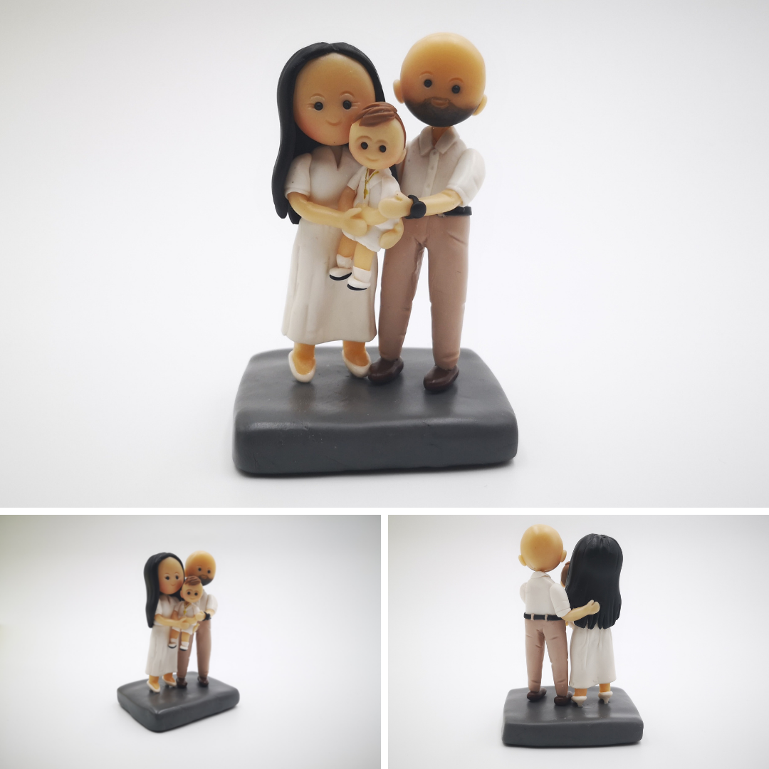 Air Dry Clay Family Figurines