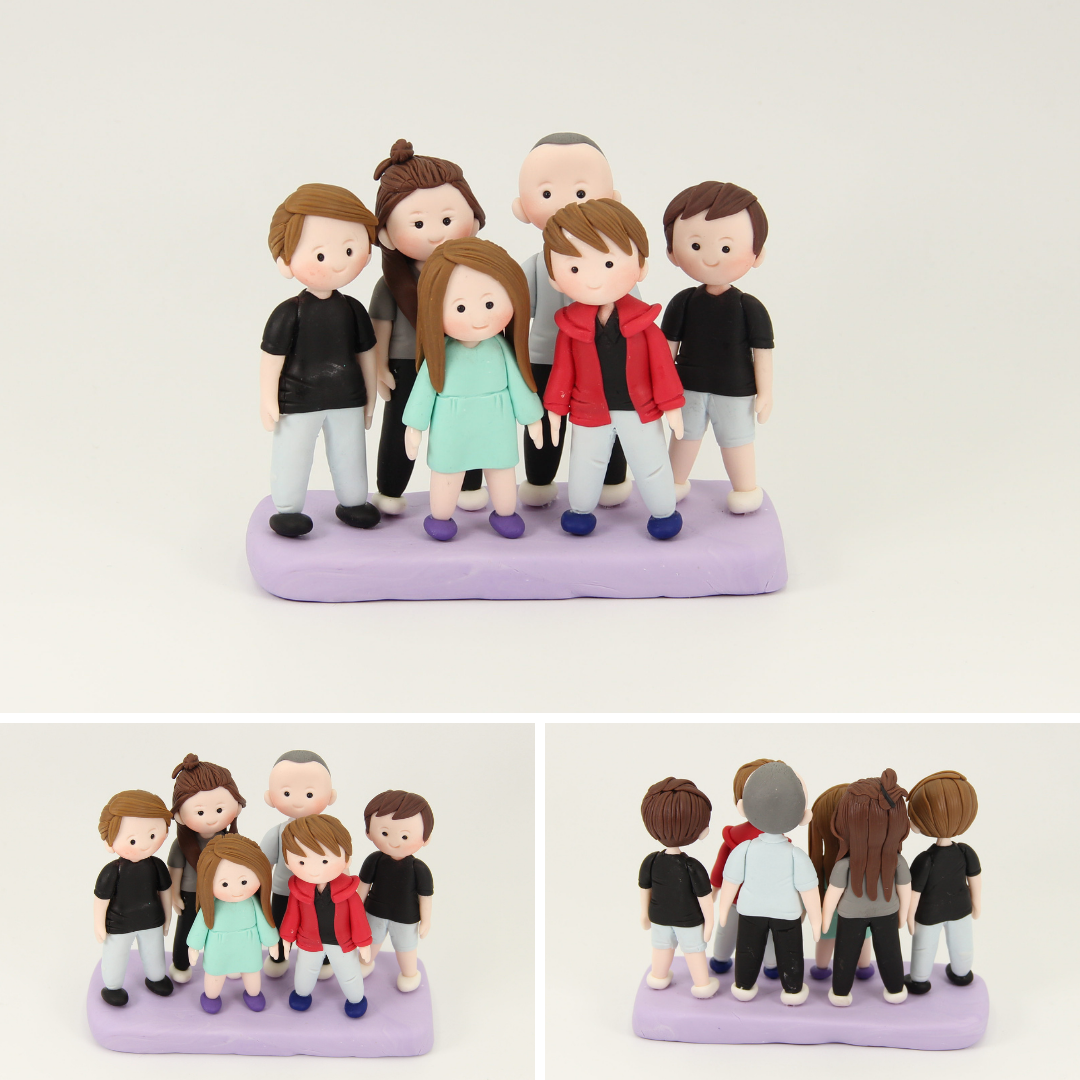 Air Dry Clay Family Figurines