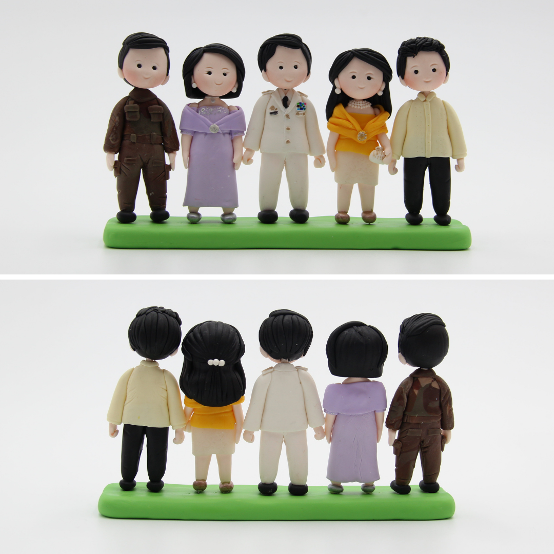 Air Dry Clay Family Figurines