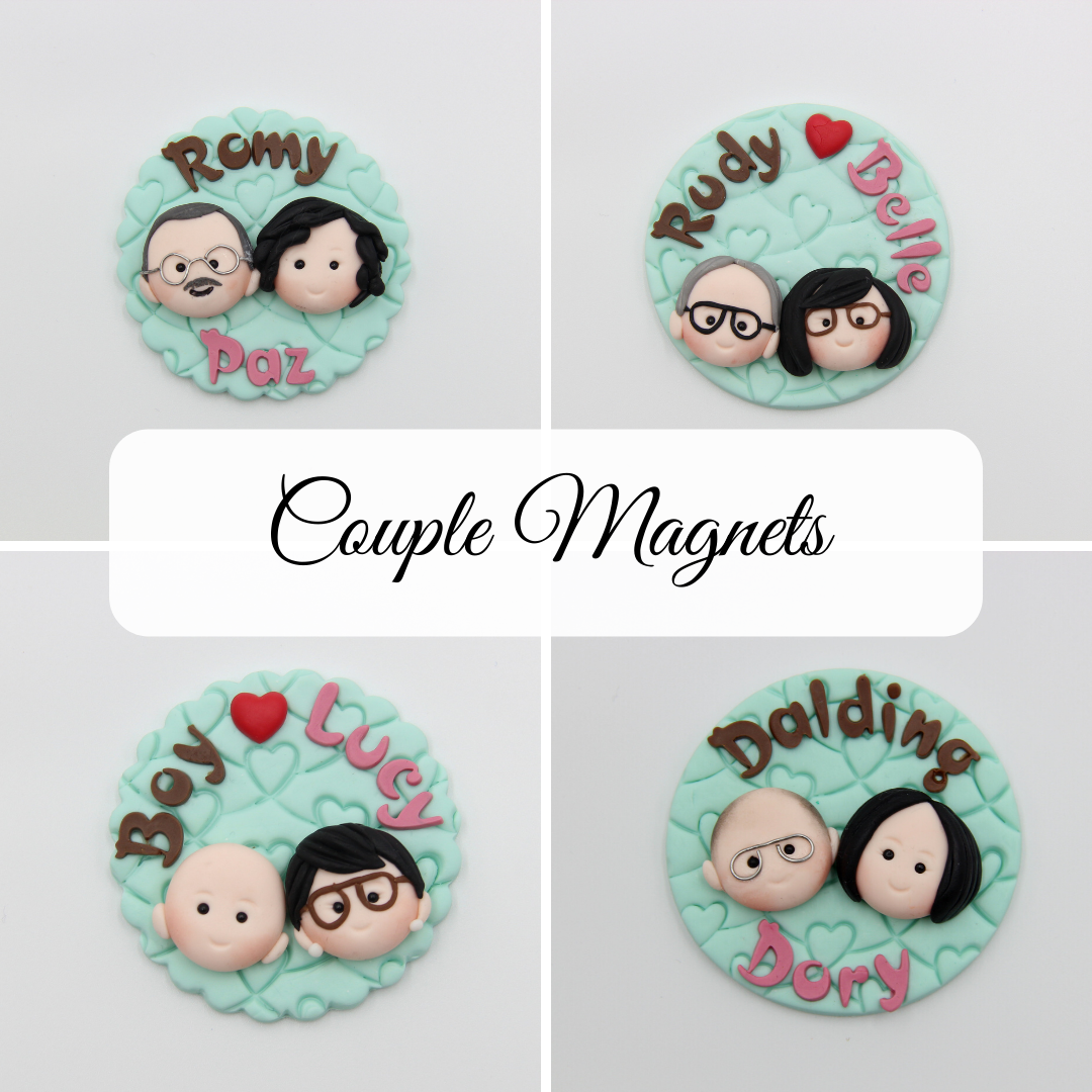 Air Dry Clay Refrigerator Magnets