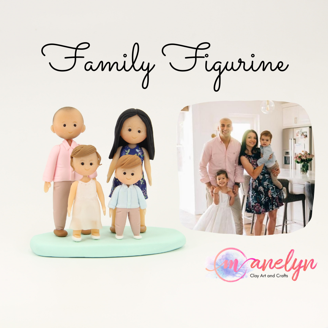 Air Dry Clay Family Figurines