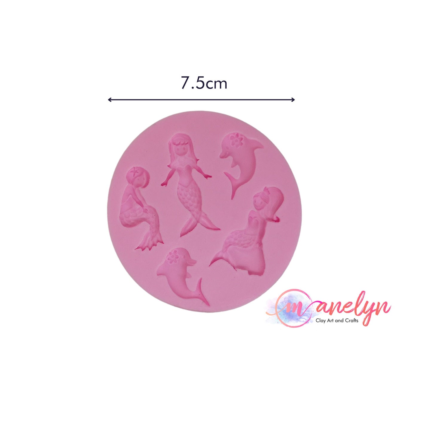 Silicone Mold for Air Dry Clay and Polymer Clay Art Accents, Clay Crafts