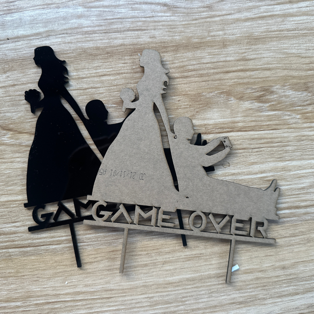 Funny wedding cake topper for gamers Australia
