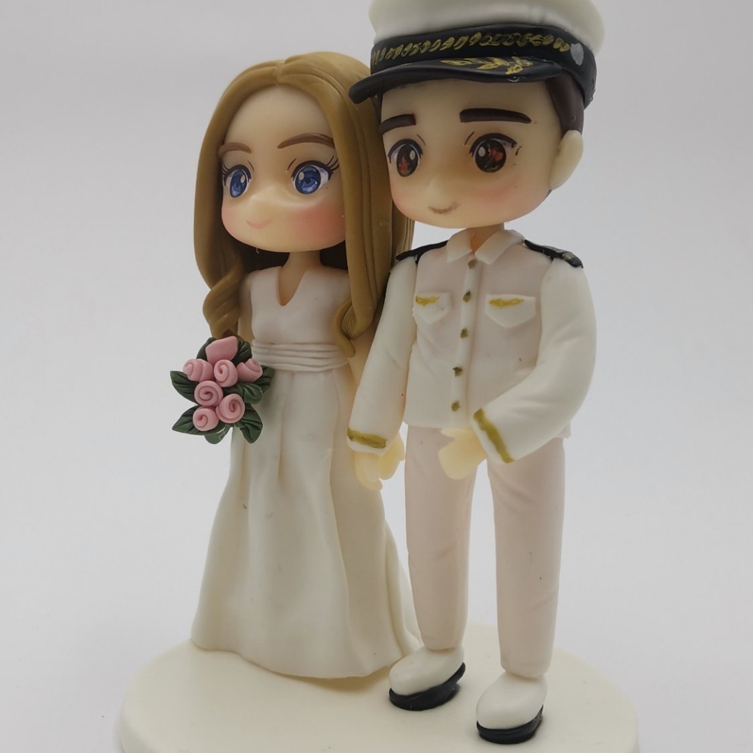 Custom acrylic wedding cake topper Australia
