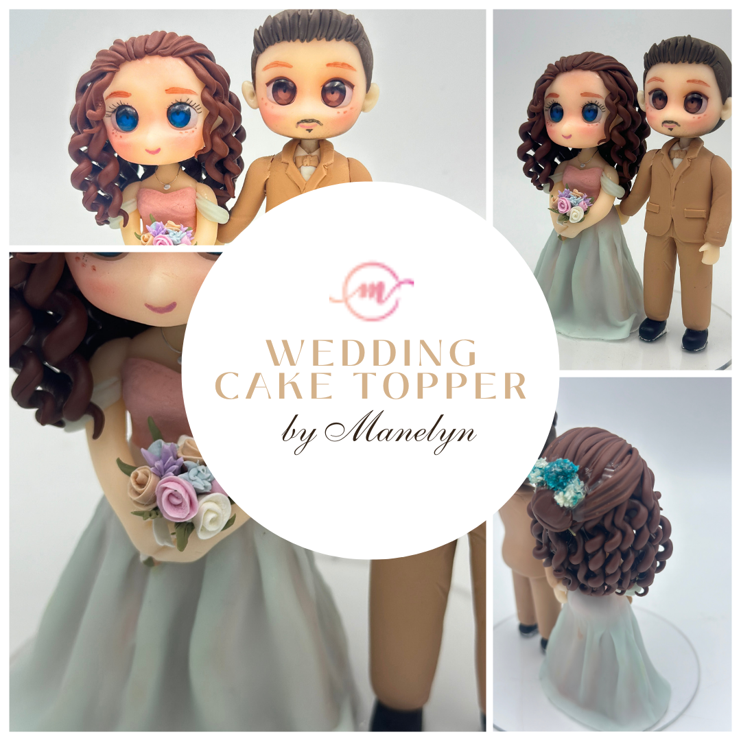 10cm Personalized Wedding Cake Toppers
