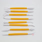 Polymer Clay and Air Dry Clay Tools, Complete clay tool set for beginners with roller pin, acrylic, clay cutter, stylus ball, sculpture tool