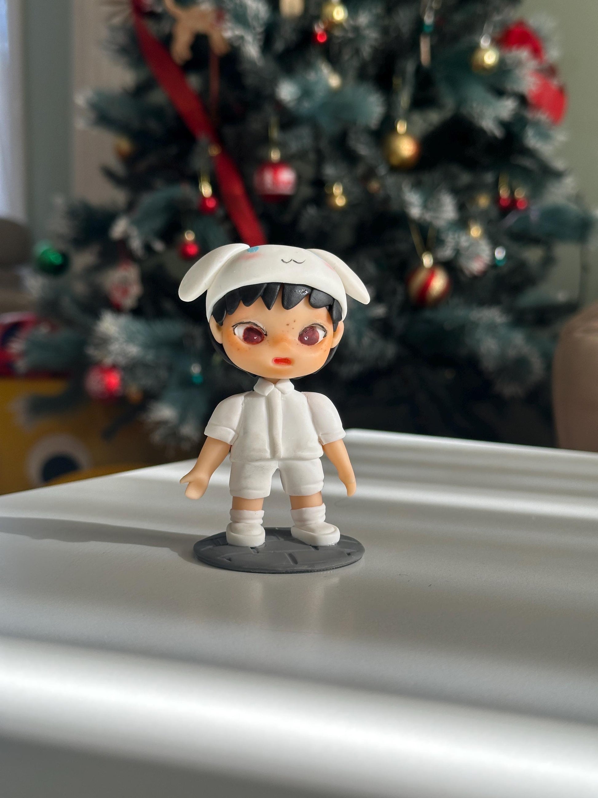 Pop Mart inspired personalized clay figurine for birthday gift, custom gift for bestfriend