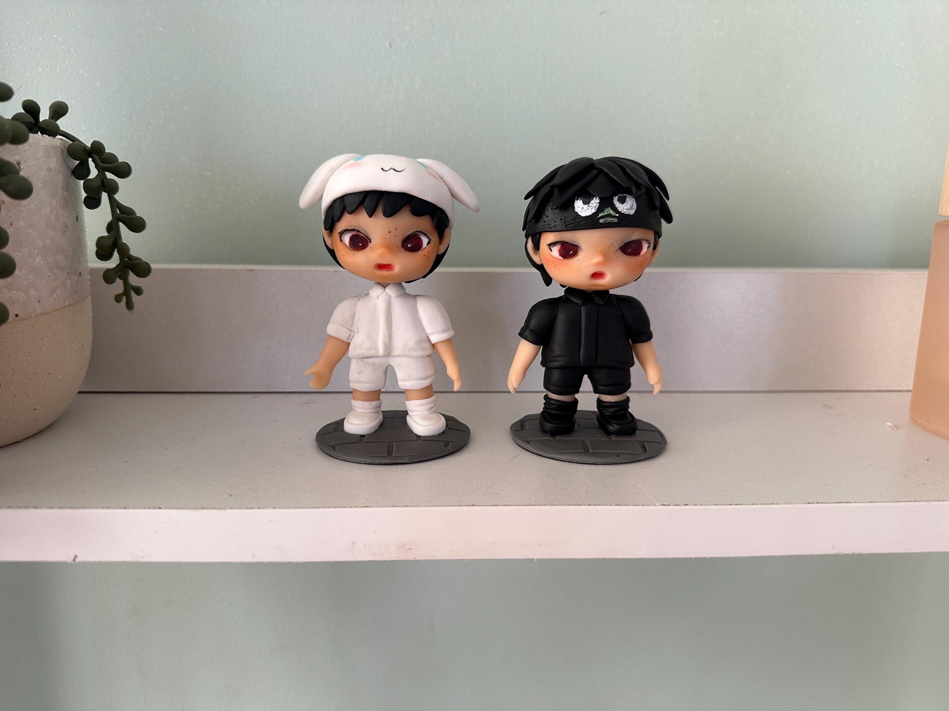 Pop Mart inspired personalized clay figurine for birthday gift, custom gift for bestfriend