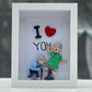 Custom 3D Family Portrait in Shadowbox – Personalized Clay Family Keepsake, Decorative Figurines for Wall Décor, Housewarming Gift