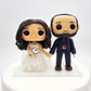 Customized Funko Pop Inspired Wedding Cake Topper with Optional Display Box - Personalized 10 cm Bride and Groom Figurines