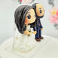 Customized Funko Pop Inspired Wedding Cake Topper with Optional Display Box - Personalized 10 cm Bride and Groom Figurines