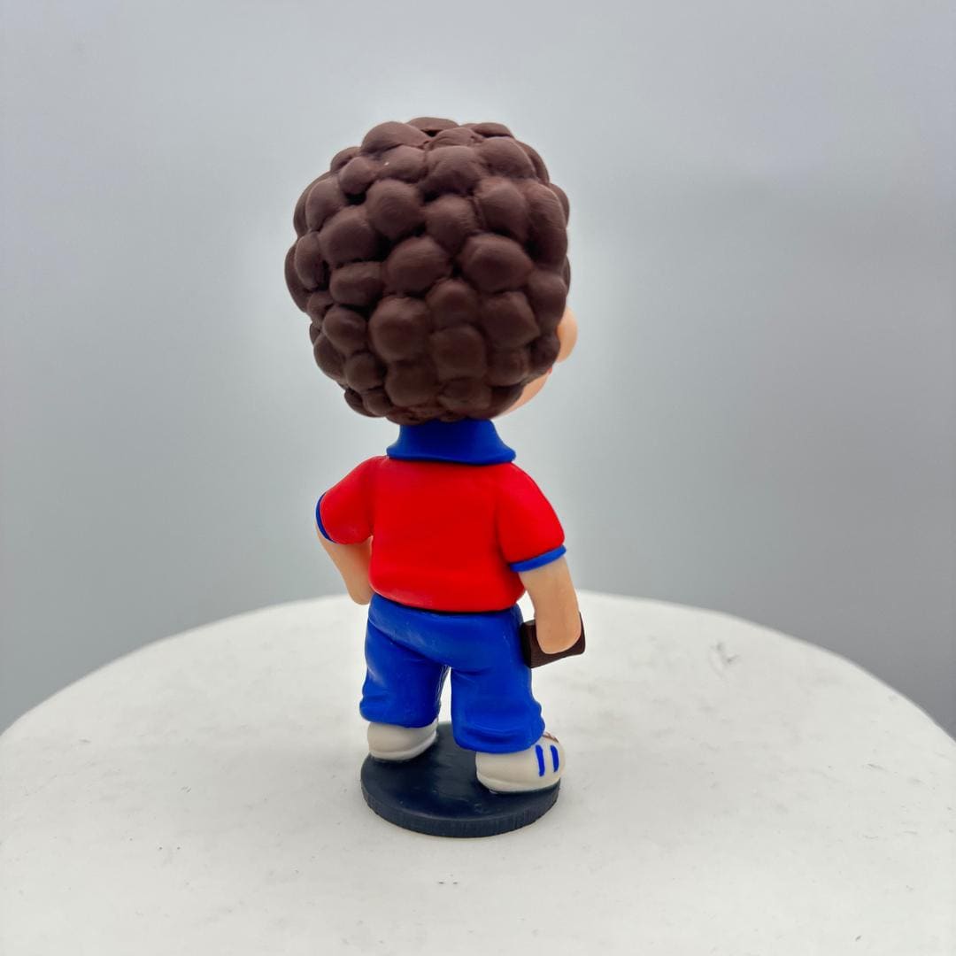 Handmade Blessed Carlo Acutis Figurine – 10cm Polymer Clay Saint Statue – Catholic Gift – Patron Saint of the Internet 2025