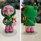 Handmade Catholic Figurine – Luce and Friends Pilgrims of Hope | Polymer Clay Mascots | 10cm Tall | Xin, Luce, Fe & Sky | Faith Gift