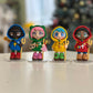 Handmade Catholic Figurine – Luce and Friends Pilgrims of Hope | Polymer Clay Mascots | 10cm Tall | Xin, Luce, Fe & Sky | Faith Gift
