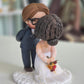Custom Wedding Cake Topper Clay Figurines | Personalized Bride and Groom Figurine | Air Dry Clay | Pet & Kids | Funko Inspired Topper