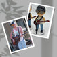 Custom Clay Band Figurines – Drummer, Lead Guitarist, Bassist, Singer – Personalized Band Gifts – 10cm Clay Figures – Music Band Replica