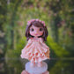 Princess Birthday Cake Topper – Custom Clay Figurine 10cm – Personalized Princess Theme Keepsake – Girl Birthday Party Decoration