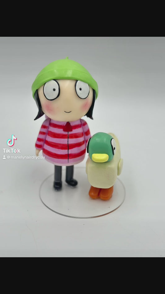 Sarah and Duck Cake Topper