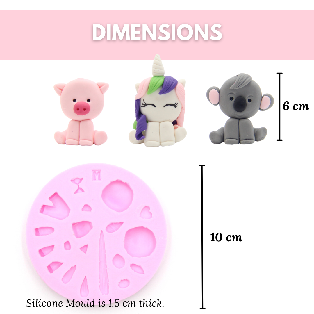 Animals and Baby Silicone Mould