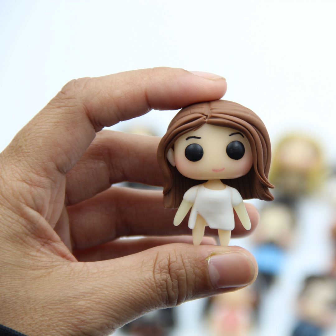 Unique Funko-style mini clay figurines AU
