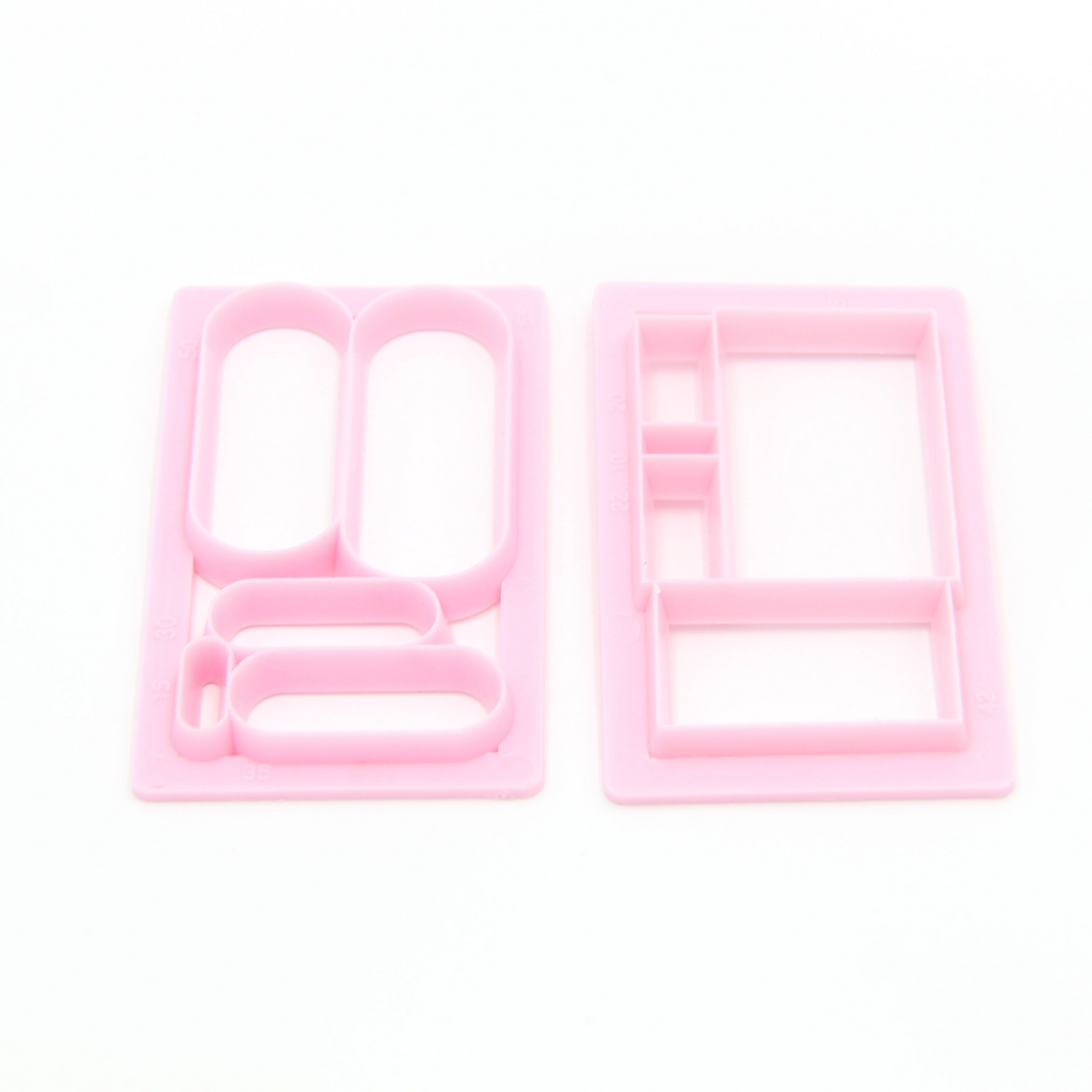 2pc Clay Cutters - For Name Tag, Bag Tag, Pet Name Tag, etc.