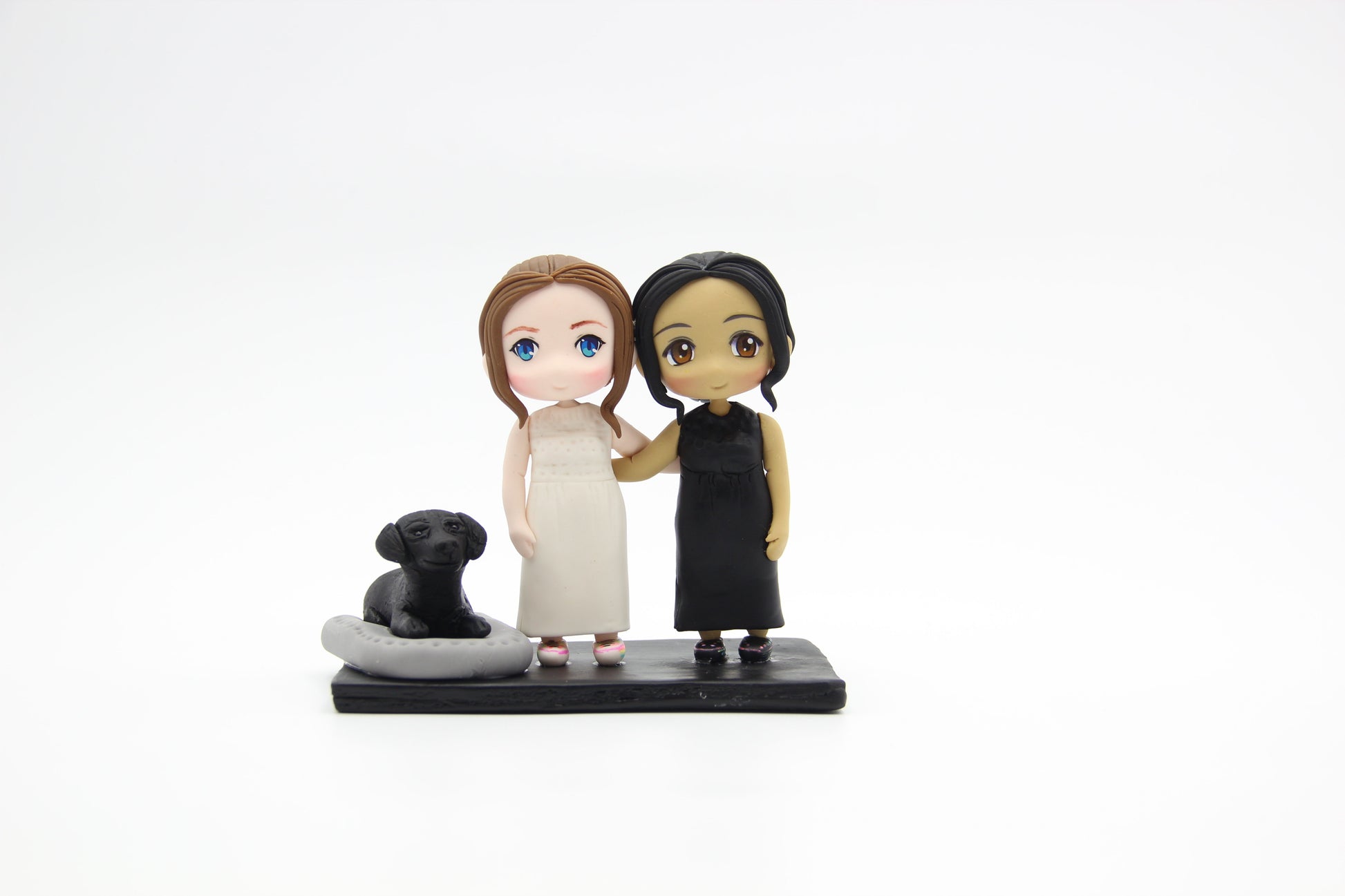 Custom air-dry clay figurines
