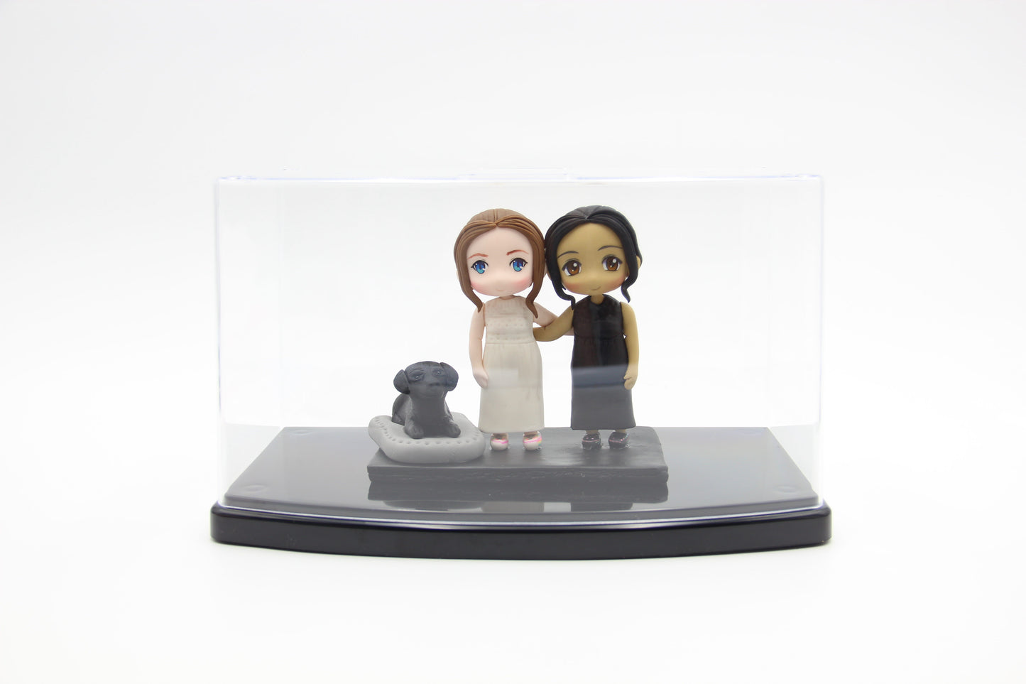 Couple Air Dry Clay Figurines