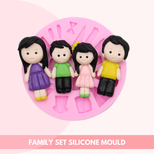 Family Set Silicone Mould
