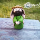 Modern nativity set air-dry clay
