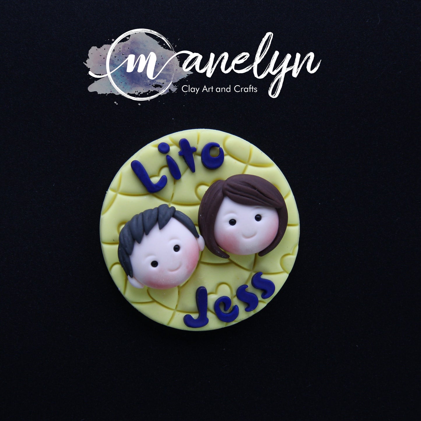 Custom clay faces, custom magnet, couple and family faces refrigerator magnet, family, single or couple clay faces, wedding gift